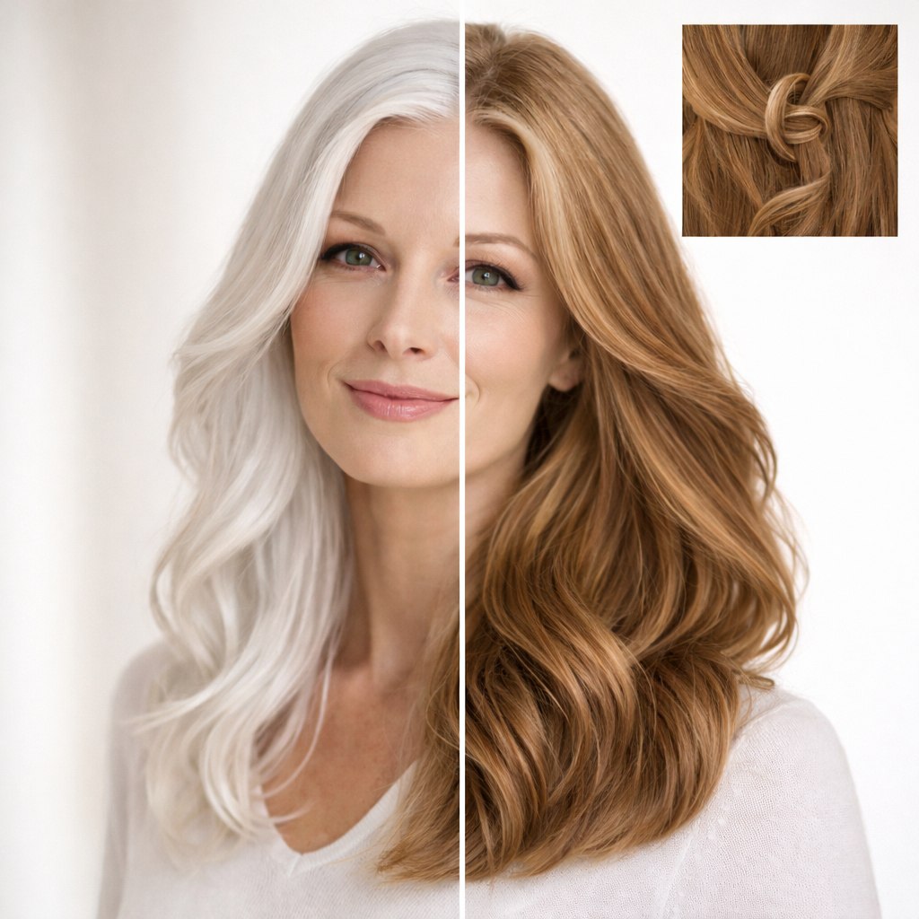 Profi-Pflanzenhaarfarbe "warmes dunkles sahara blond - warm dark sahara blond" 90g Nachfüllpack