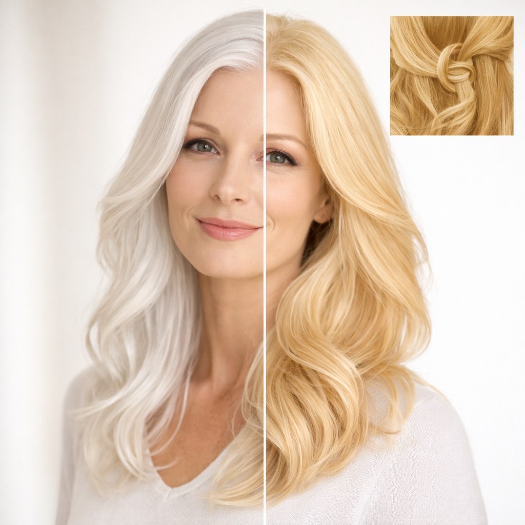 Profi-Pflanzenhaarfarbe SET warmes Sommer-Blond "warm summer blond" - ohne Rotanteil
