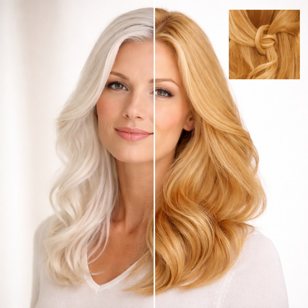 Profi-Pflanzenhaarfarbe warmes Honig-Blond "warm honey blond" 90g Nachfüllpack