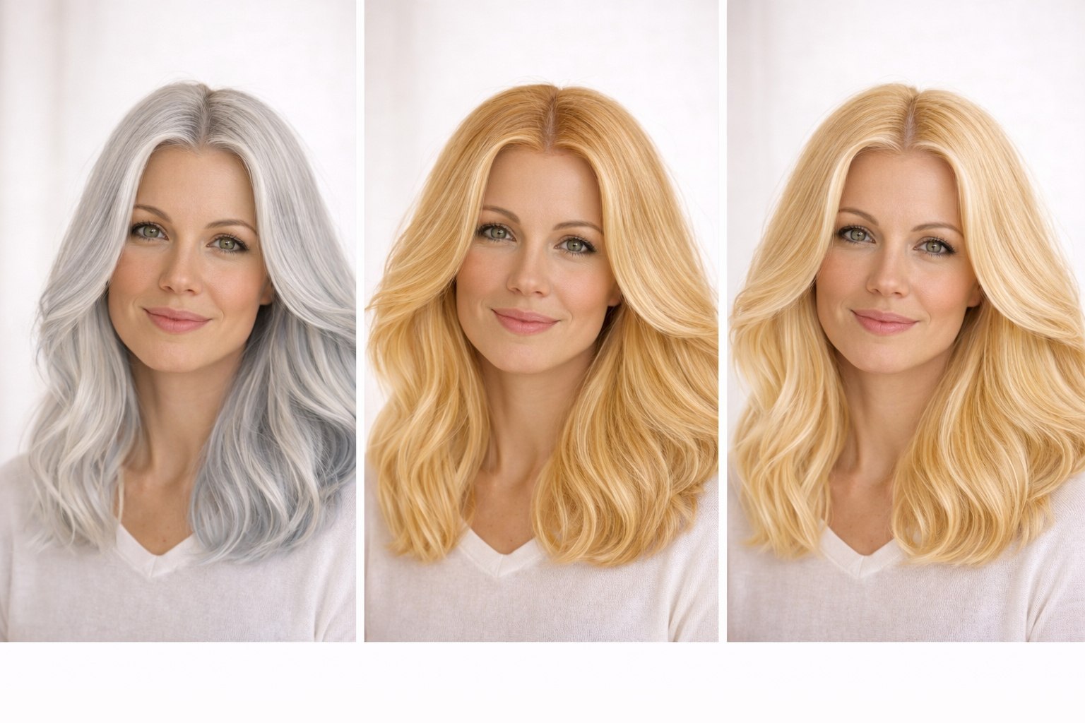 Profi-Pflanzenhaarfarbe kühles Sahara-Blond "cool sahara blond in 2-Steps" 2x 90g Nachfüllpacks