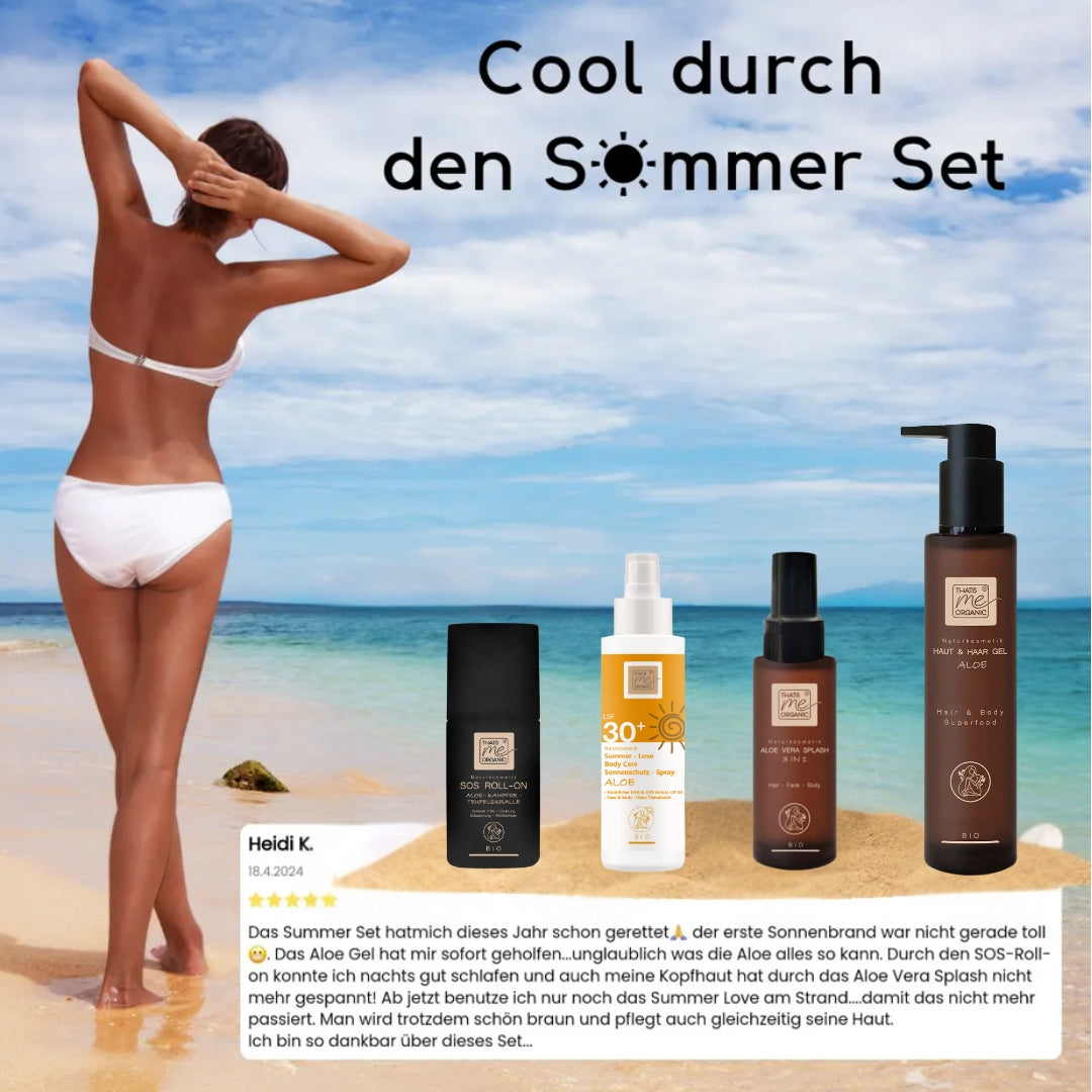 Cool durch den Sommer Set - für alle Hauttypen bei Sonneneinstrahlung