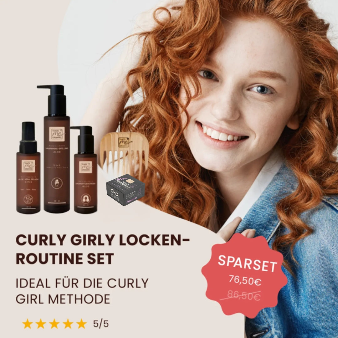 Curly Girly Locken-Routine Set - ideal für die Curly Girl Methode - We ♥ Locken
