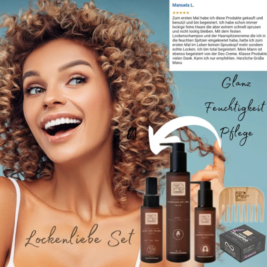 Curly Girly Locken-Routine Set - ideal für die Curly Girl Methode - We ♥ Locken