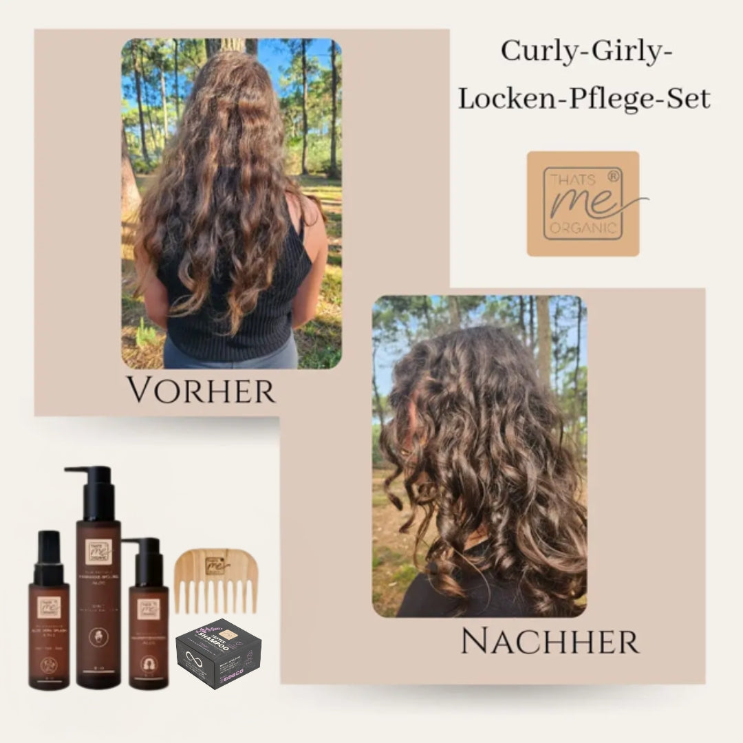 Curly Girly Locken-Routine Set - ideal für die Curly Girl Methode - We ♥ Locken