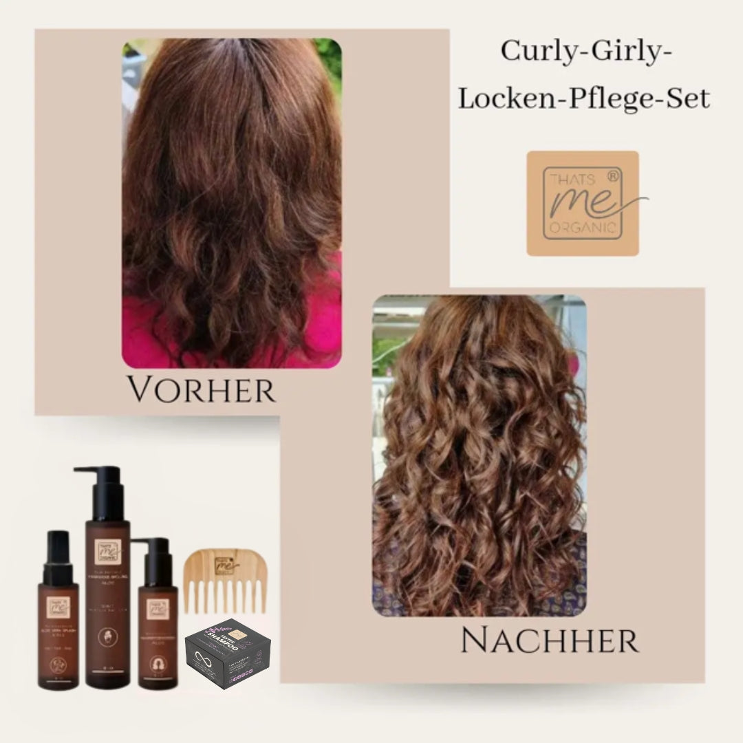 Curly Girly Locken-Routine Set - ideal für die Curly Girl Methode - We ♥ Locken