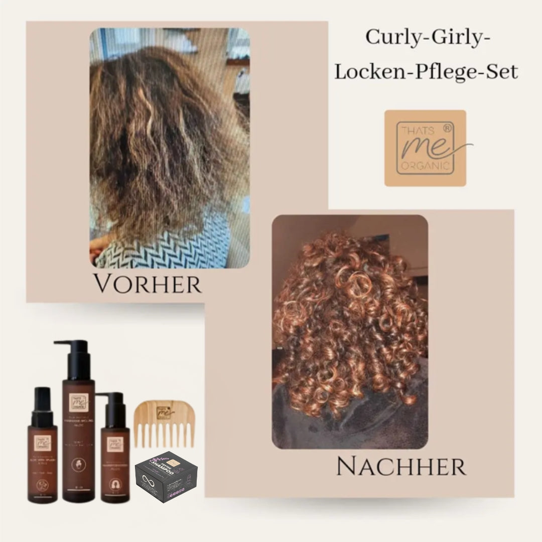 Curly Girly Locken-Routine Set - ideal für die Curly Girl Methode - We ♥ Locken