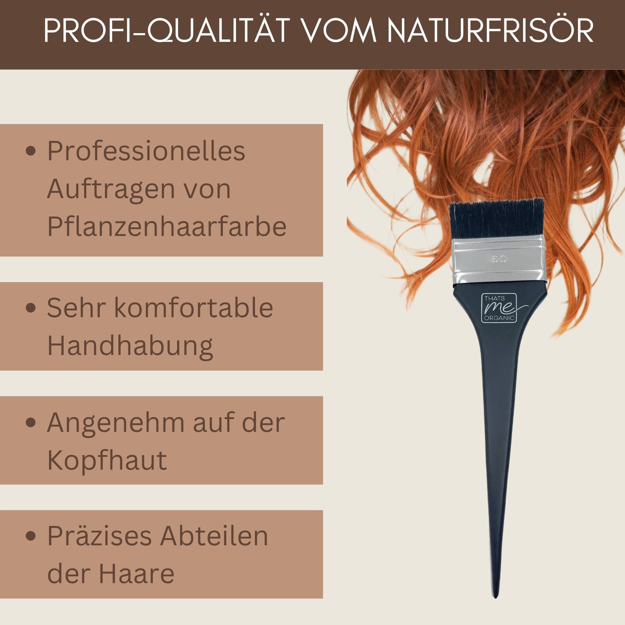 Profi Färbe-Pinsel für Pflanzenhaarfarbe