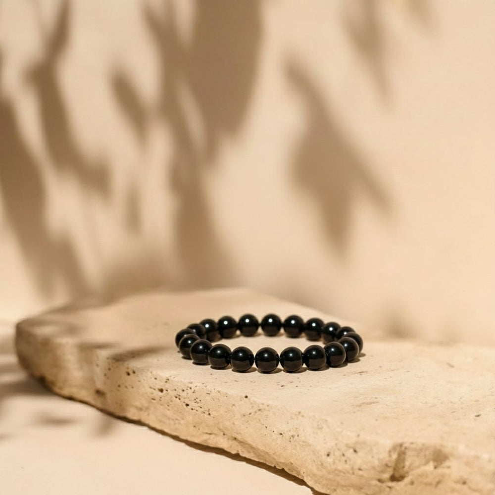 Gratis: Schwarzer Obsidian Armband im Wert von 19,90€