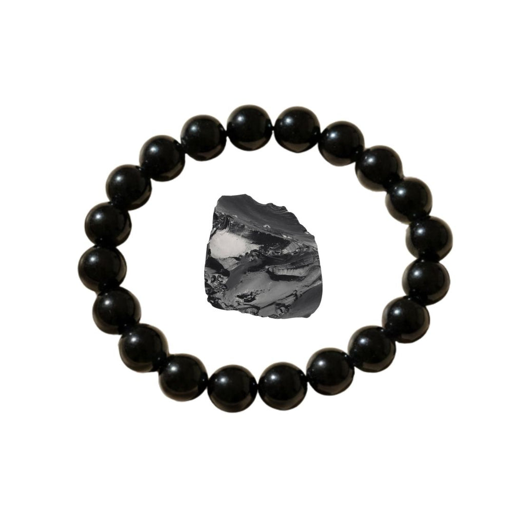 Gratis: Schwarzer Obsidian Armband im Wert von 19,90€