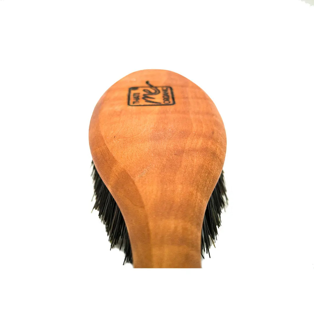 Spazzola professionale “The Slim One” in legno di pero e setole di cinghiale