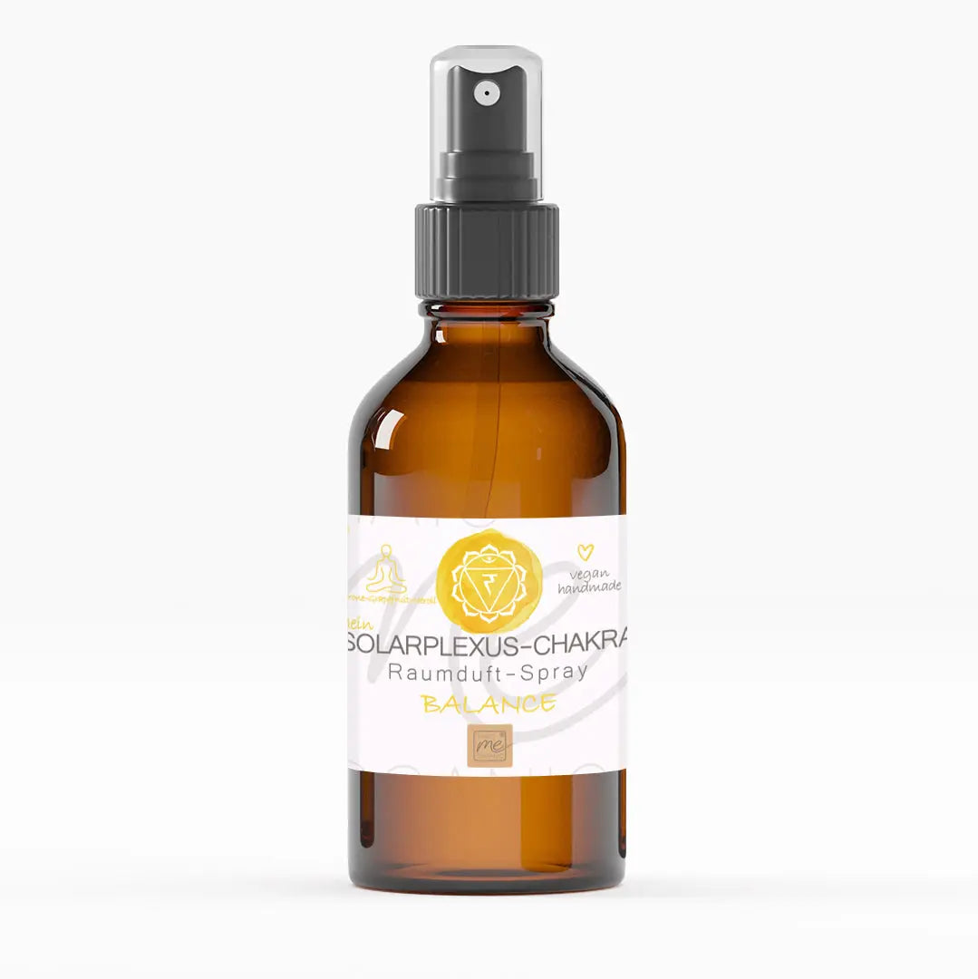 SOLARPLEXUS-CHAKRA Aromatherapie Aura-, Raumduft-, Yoga- & Meditationsspray BALANCE (gelb)