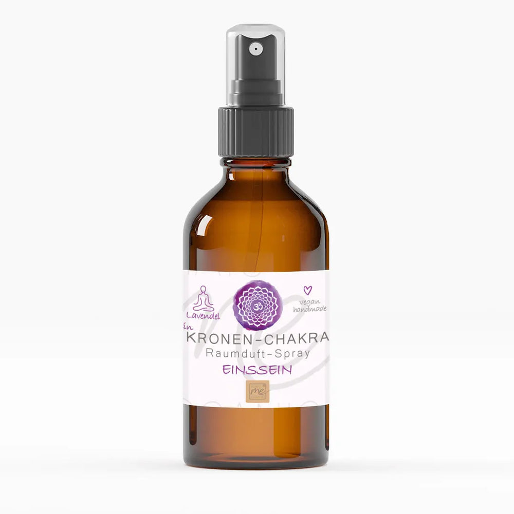 Bio-KRONEN-CHAKRA Aromatherapie Aura-, Raumduft-, Yoga- & Meditationsspray EINSSEIN (violett)