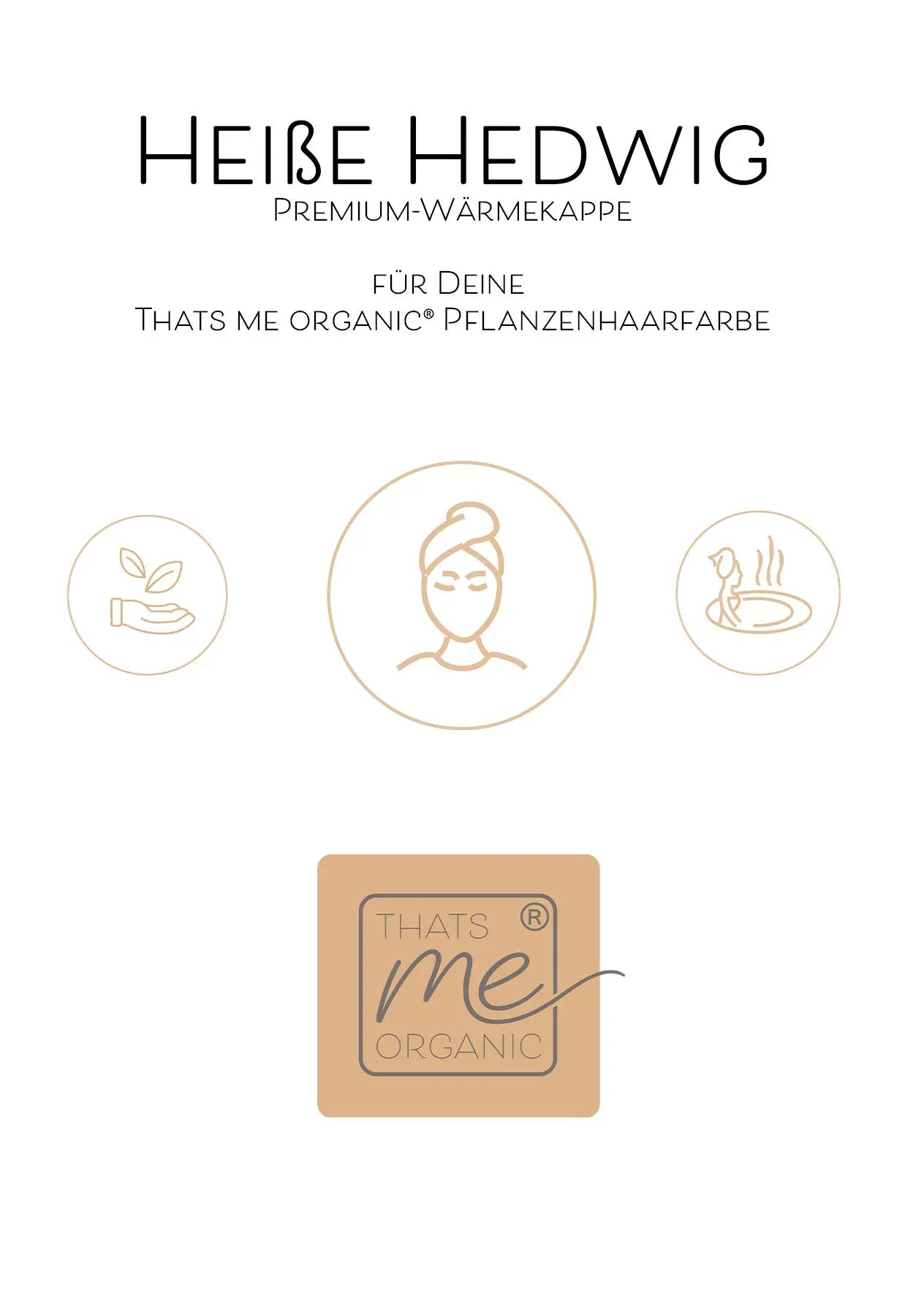 Heat cap 'Hot Hedwig' for plant hair color - heatable -