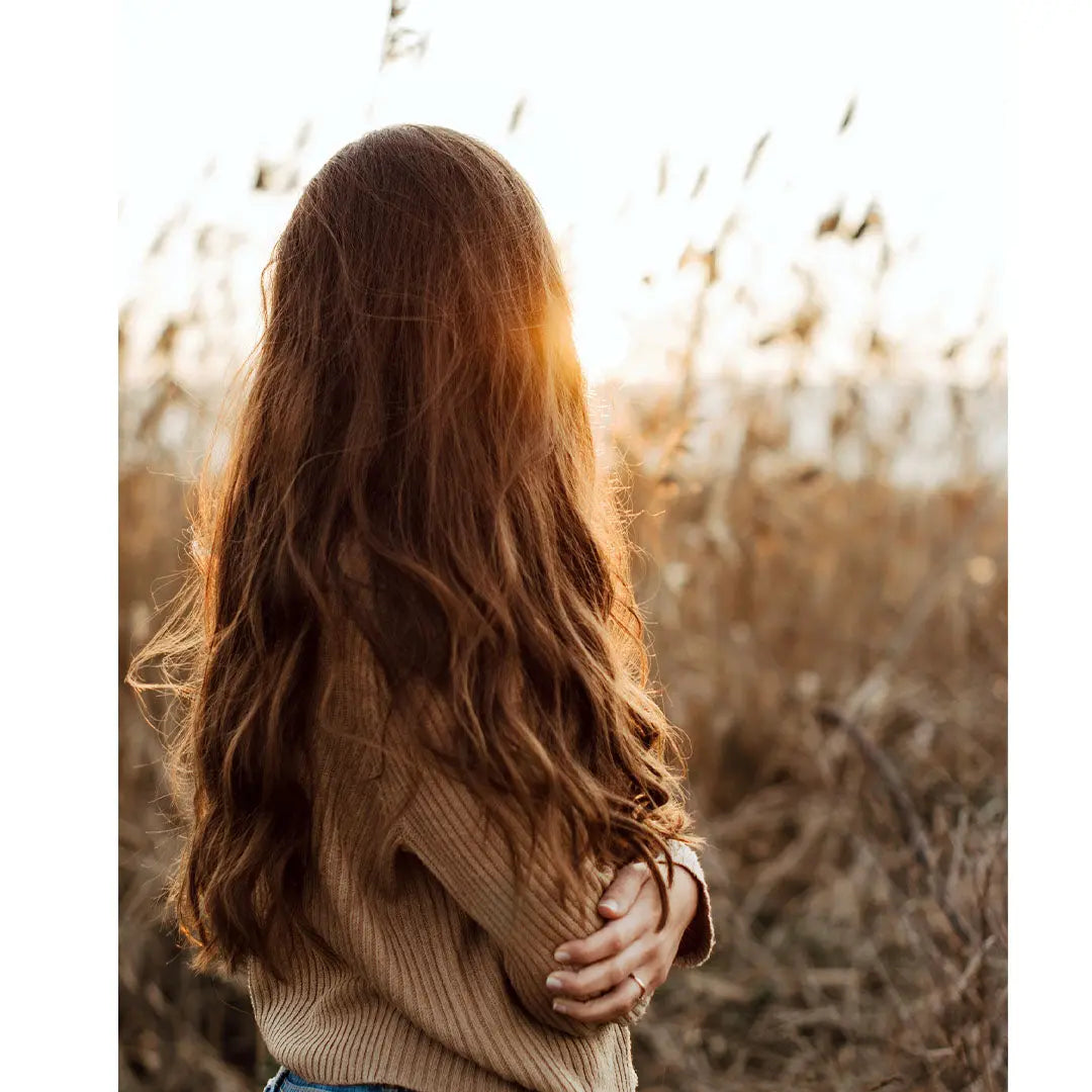 Profi-Pflanzenhaarfarbe SET warmes Gold-Braun "warm golden brown"