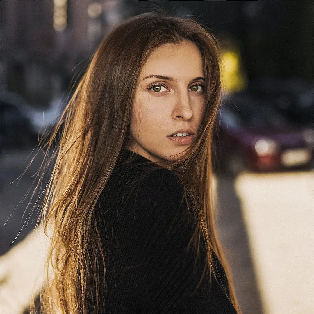 Profi-Pflanzenhaarfarbe SET warmes Nougat-Braun "warm nougat brown"