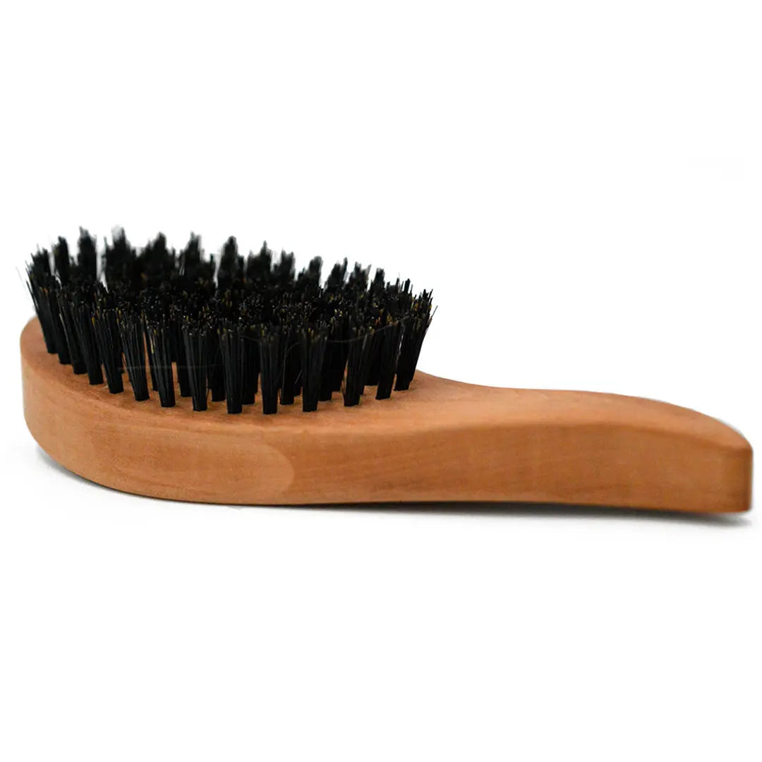 Profi-Haarbürste Tropfenform "Die Außergewöhnliche" aus Birnbaumholz & Wildschweinborste