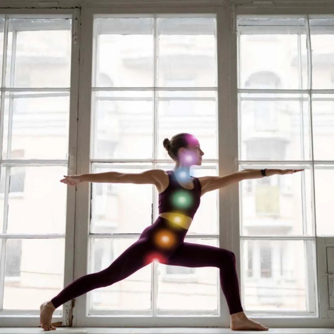 SET My CHAKREN room fragrance spray in a gift box with chakra gemstone bracelet