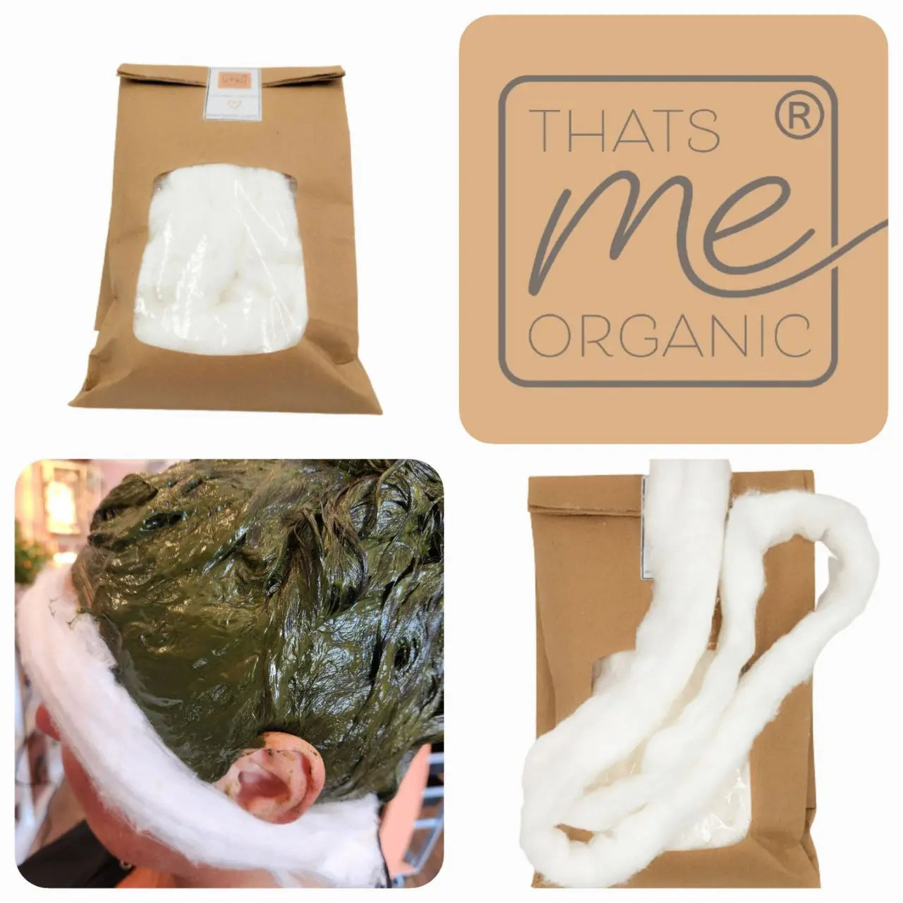 5er Pack Watteschnur „Watte Wally“ – ideal zum selber Färben mit Pflanzenhaarfarbe