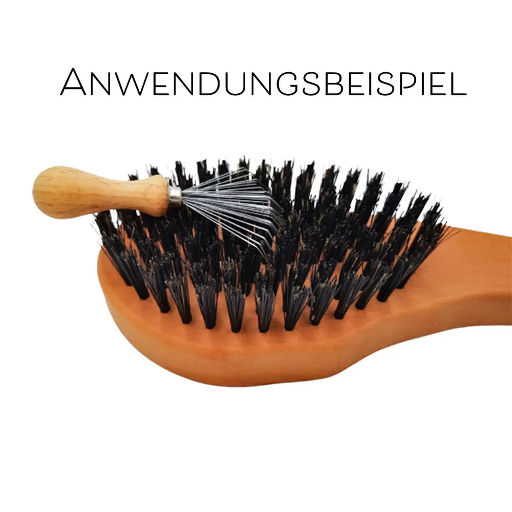 Spar Set Profi-Haarbürste Klassikform Die Ergonomische"  + Bürstenreiniger + Pflegeshampoo
