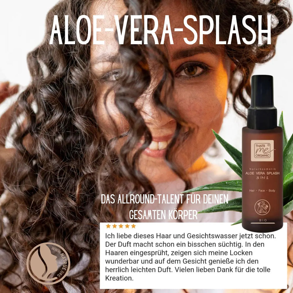 BIO-Aloe Vera Splash 3in1 Hair-Face-Body 100ml Naturkosmetik