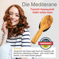Profi-Haarbürste Klassikform "Die Mediterrane" aus Olivenholz & Wildschweinborste