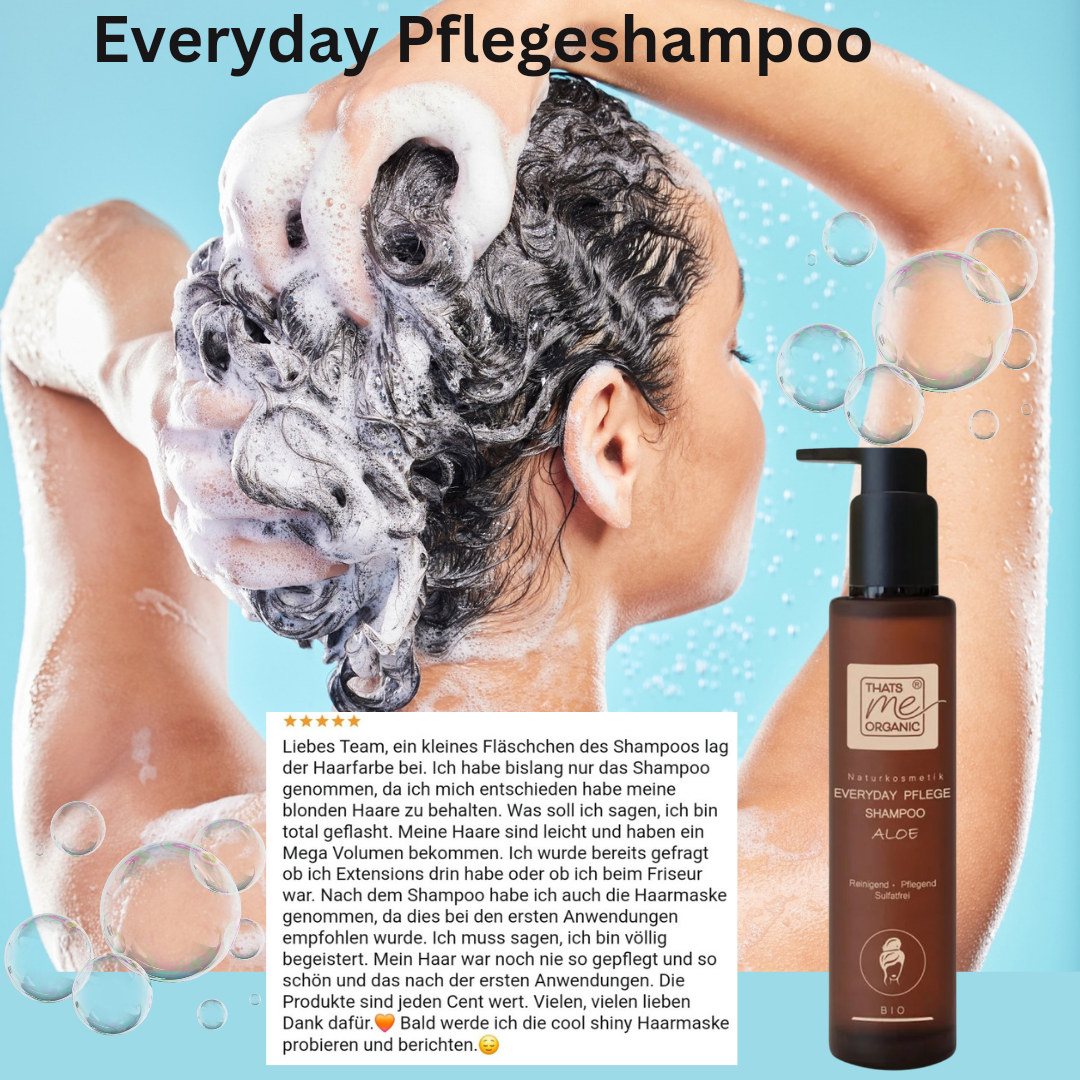 BIO-Pflege-Shampoo "everyday" Aloe 200ml Naturkosmetik sulfatfrei