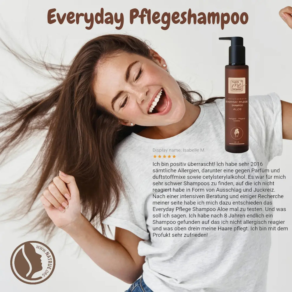 BIO-Pflege-Shampoo "everyday" Aloe 200ml Naturkosmetik sulfatfrei