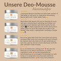 BIO-Deo-Mousse Salbei & Zirbe – Naturkosmetik Deo ohne Aluminium | 50 ml