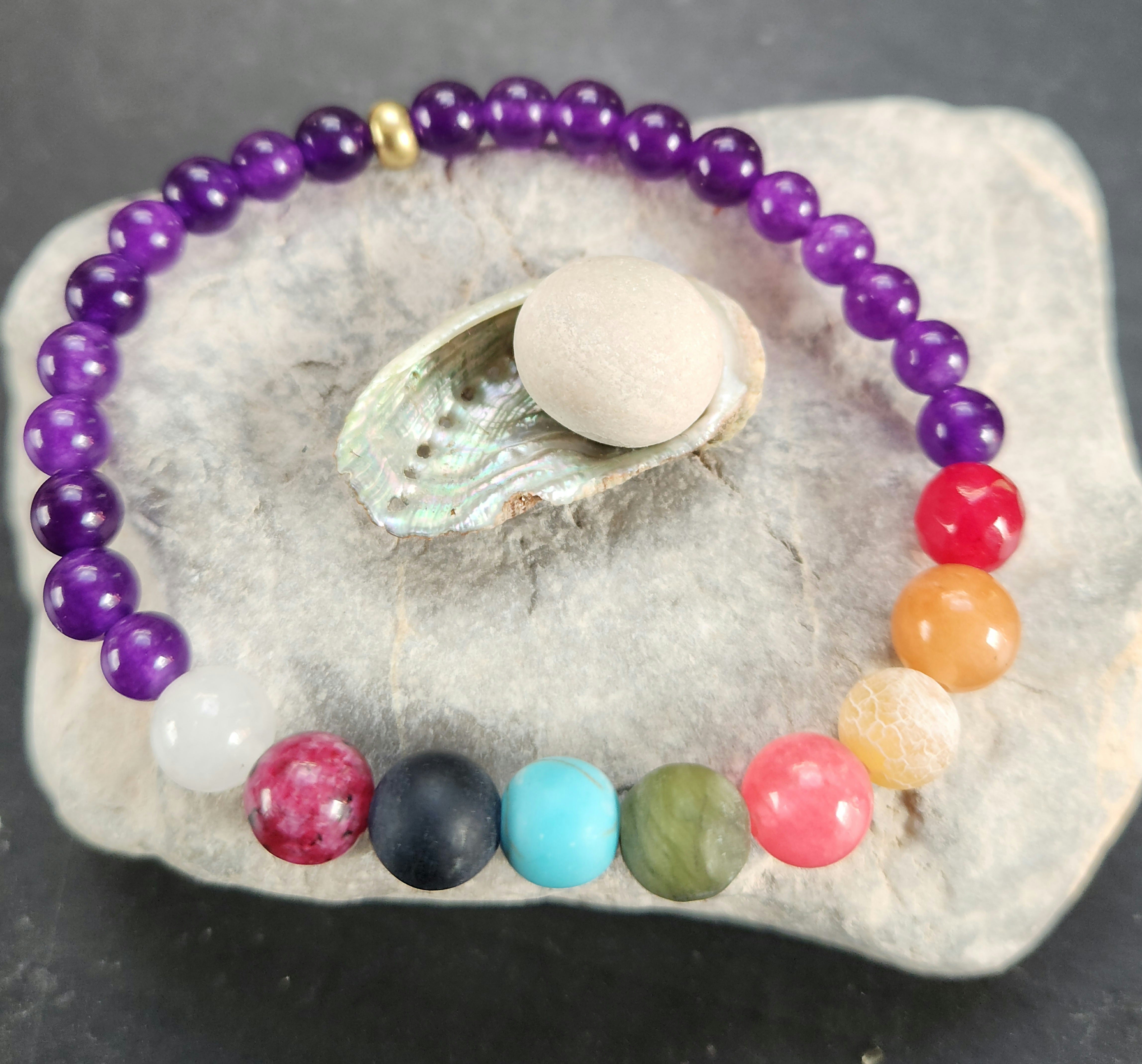 Bracelet "Chakras" - handmade