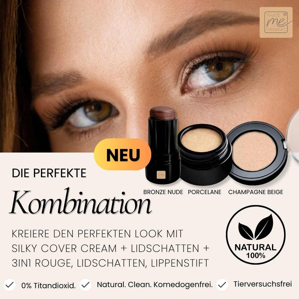 Luxury Naturkosmetik Lidschatten ohne Titandioxid | 4 Nuancen