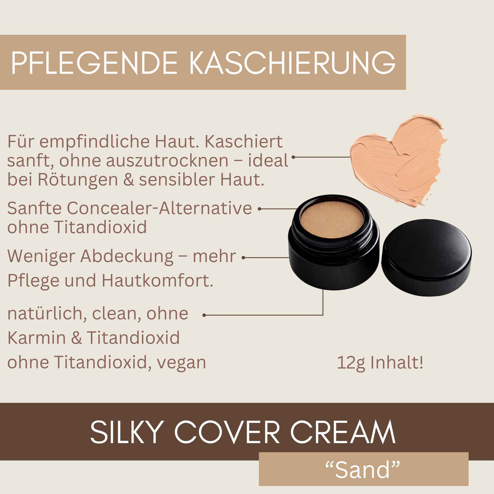 Luxury Silky Cover Cream ohne Titandioxid | 2 Nuancen