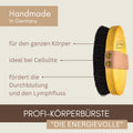 Energie-Körperbürste aus Buchenholz – Trockenbürste für glatte Haut