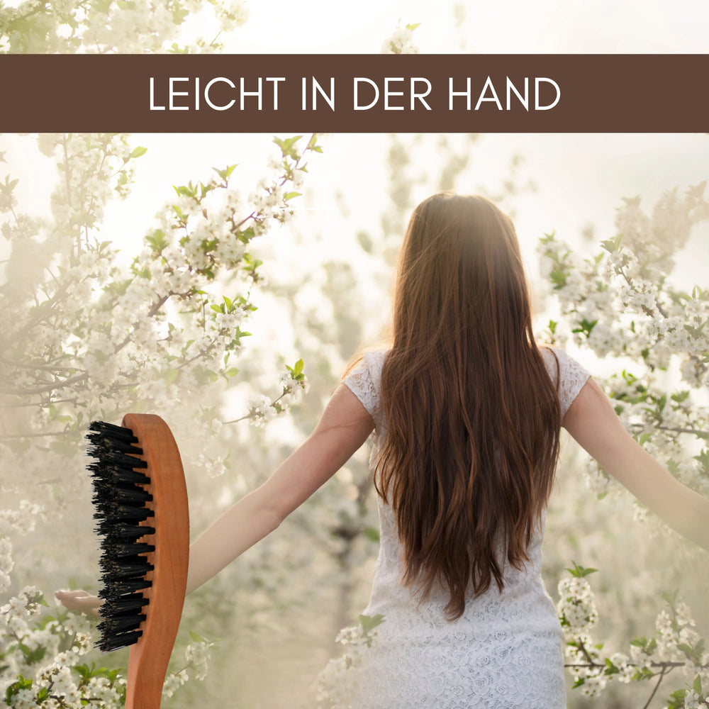Spar Set Profi-Haarbürste Klassikform "Die Bewährte" + Bürstenreiniger + Pflegeshampoo