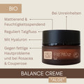BIO-BALANCE-CREME Aloe für fettige + unreine +glänzende Haut 50ml Naturkosmetik