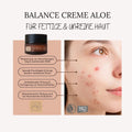 BIO-BALANCE-CREME Aloe für fettige + unreine +glänzende Haut 50ml Naturkosmetik