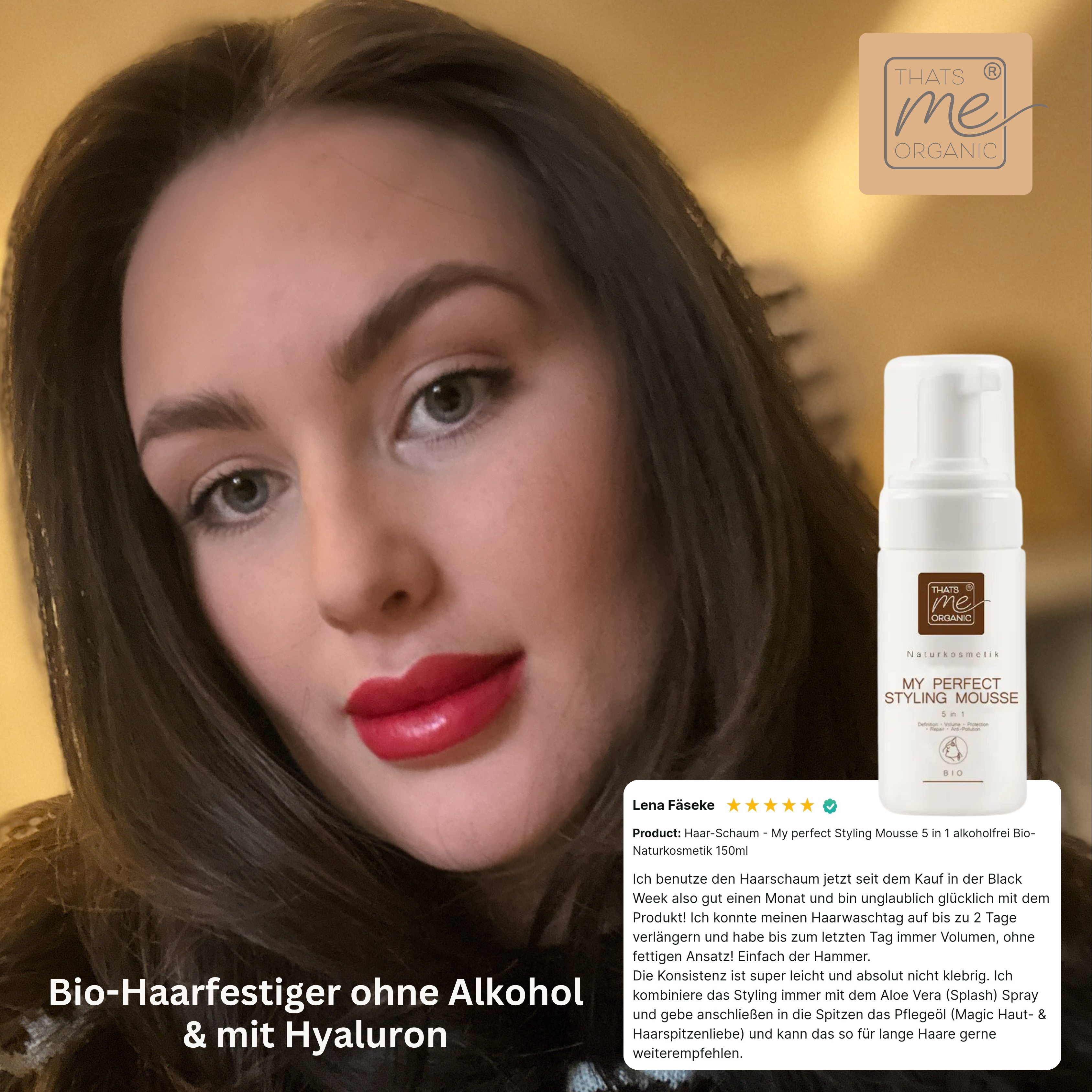 Haar-Schaum - My perfect Styling Mousse 5 in 1 alkoholfrei Bio-Naturkosmetik 150ml