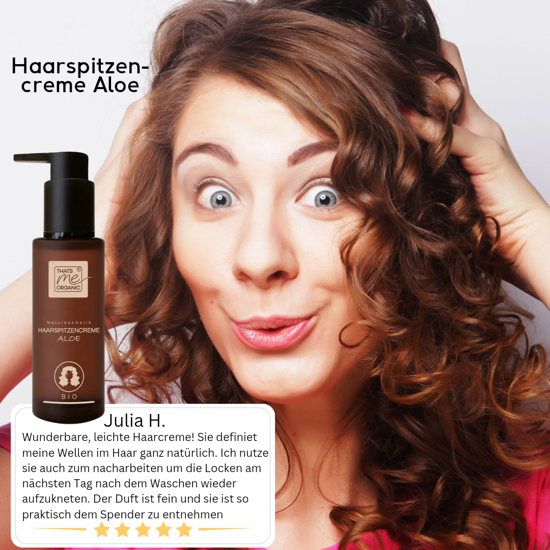 ORGANIC hair tip cream Aloe 24/7 hair setting, care &amp; styling gel 100ml