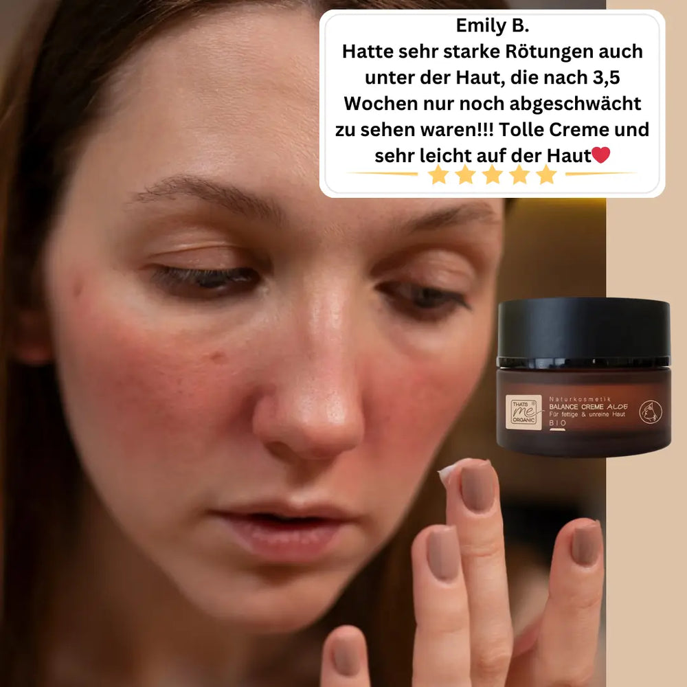 BIO-BALANCE-CREME Aloe für fettige + unreine +glänzende Haut 50ml Naturkosmetik