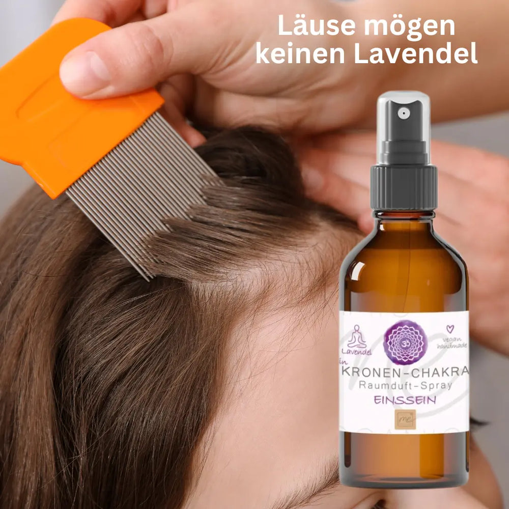 Bio-KRONEN-CHAKRA Aromatherapie Aura-, Raumduft-, Yoga- & Meditationsspray EINSSEIN (violett)