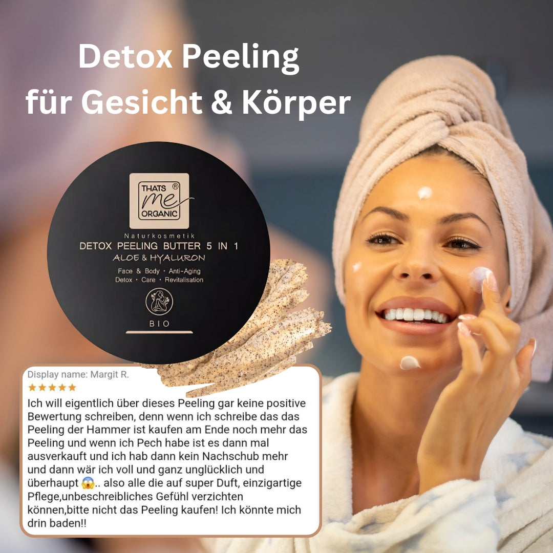 BIO-DETOX PEELING BUTTER Aloe 5 in 1 Naturkosmetik 200ml