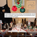 Ausgepackte Inhalte des Adventskalenders