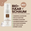 Thats me Organic® Bio-Haarschaum sorgt mit natürlichen Inhaltsstoffen für Volumen, Feuchtigkeit, Anti-Frizz und gesunde Pflege - das perfekte Mousse für natürlich schönes Haar.