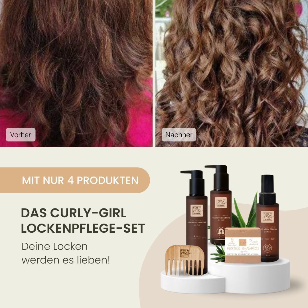 Curly Girly Locken-Routine Set - ideal für die Curly Girl Methode - We ♥ Locken