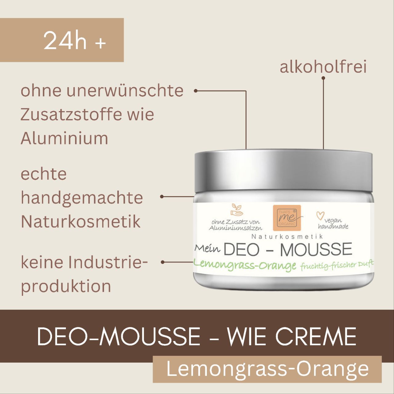 Die 24h+ Deo Kollektion - Alle 4 Deo-Mousse + GRATIS 24h Deo Roller geschenkt