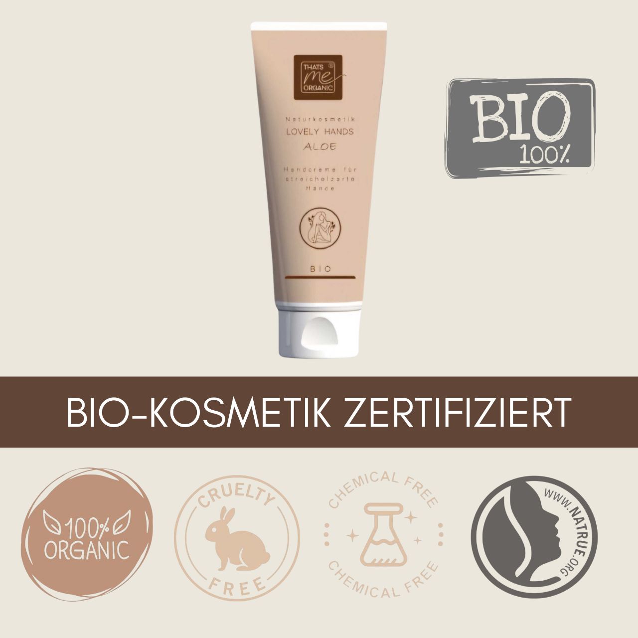 Lovely Hands - Slow-Aging Handcreme für streichelzarte Hände Bio-Naturkosmetik 75ml