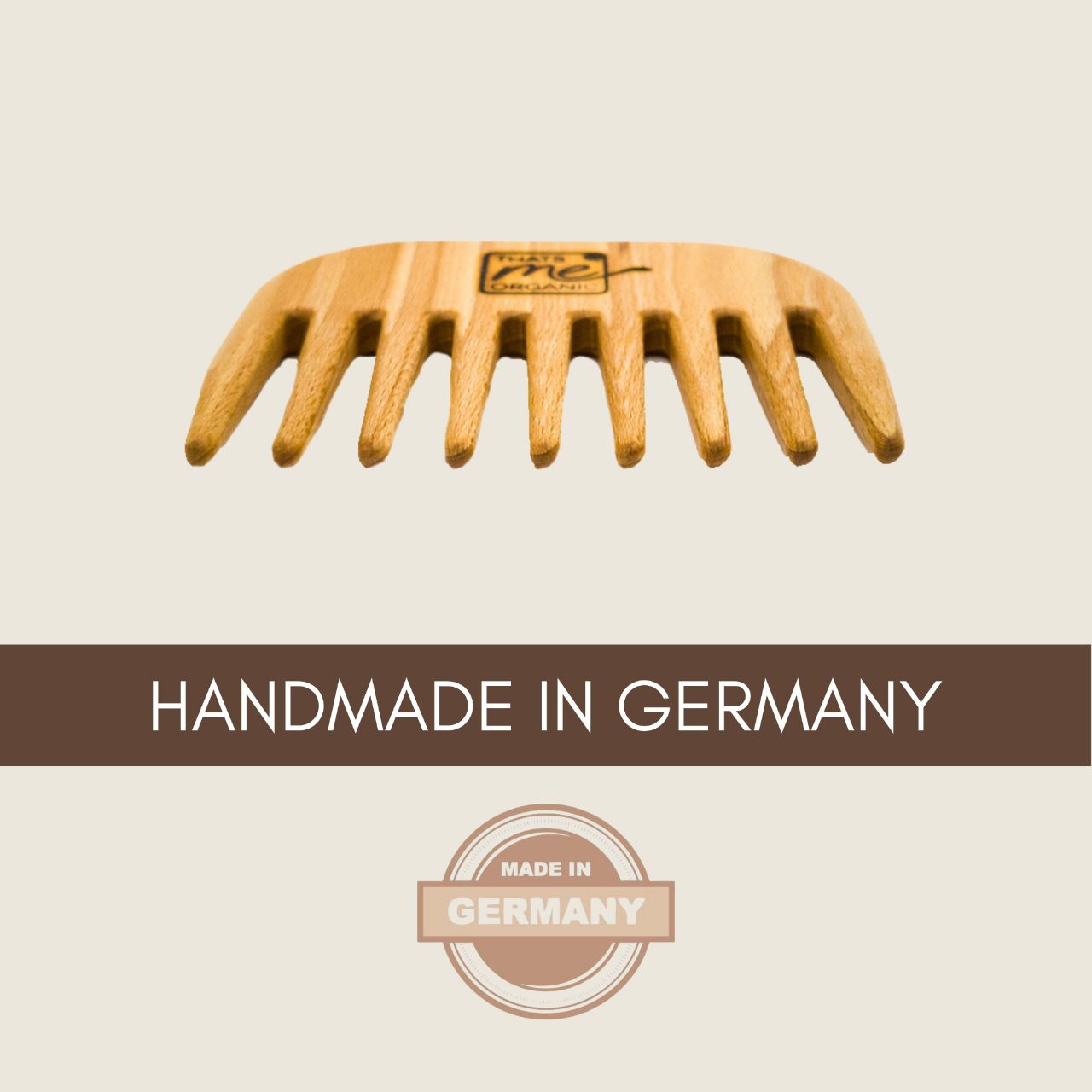 Professional hair comb “Curly splendor” made of beech wood 