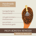 Profi-Bürsten-Reiniger "Kralle-Kalle" aus Buchenholz - der natürliche Haarentferner