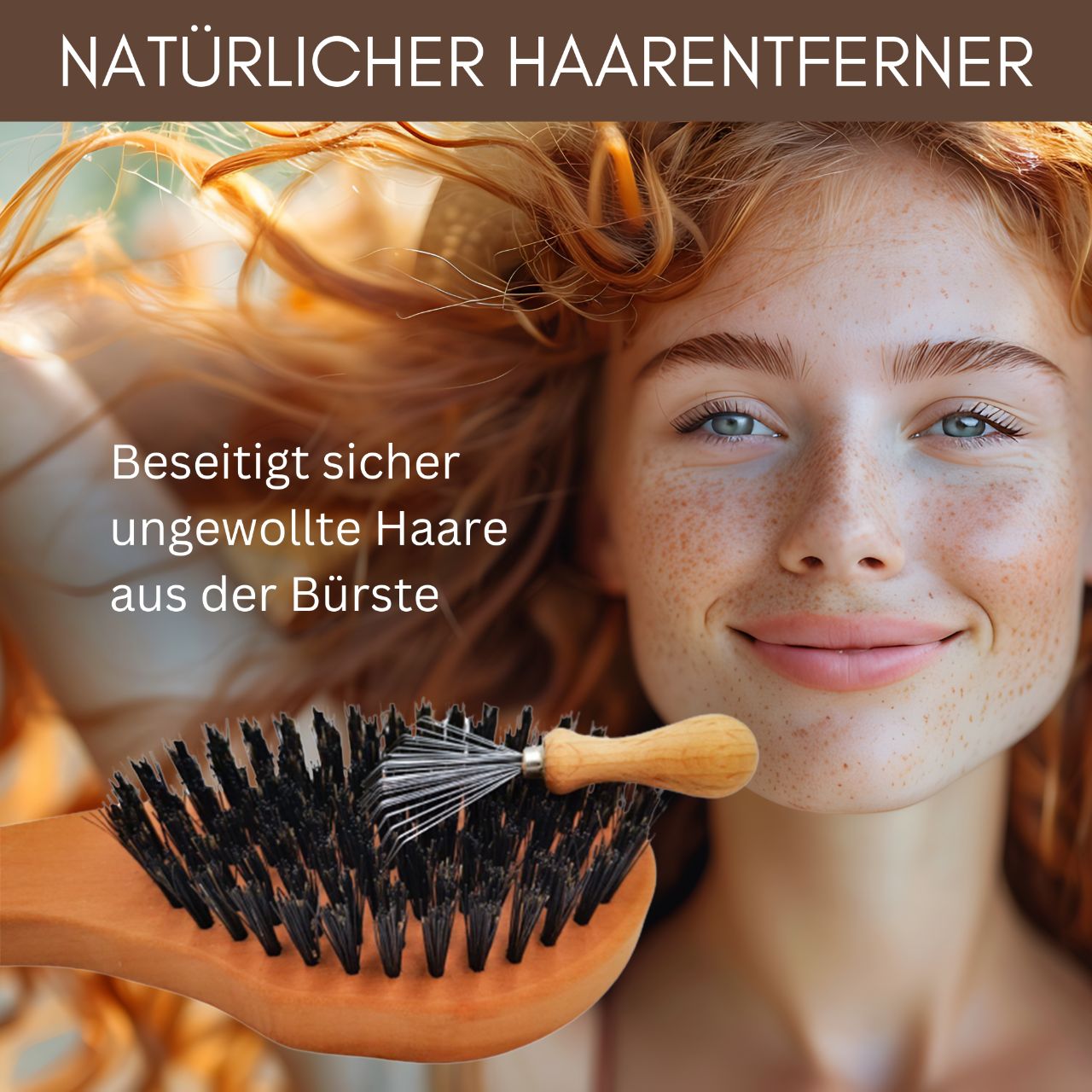 Spar Set Profi-Haarbürste Tropfenform + Bürstenreiniger + Pflegeshampoo