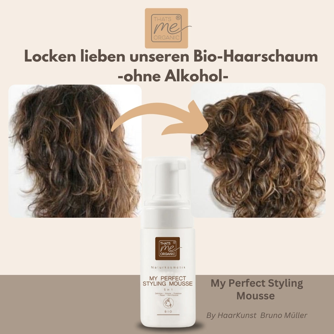 NEU: Haarschaum - My perfect Styling Mousse 5 in 1 alkoholfrei Bio-Naturkosmetik 150ml