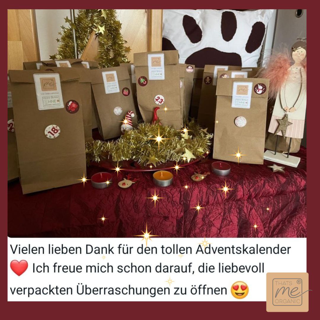 Ab jetzt vorbestellbar: Der Thats me organic Adventskalender - 24 tolle Überraschungen ♥ begrenzte Stückzahl